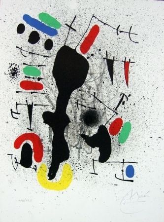 Lithographie Miró - Liberté des libertés II
