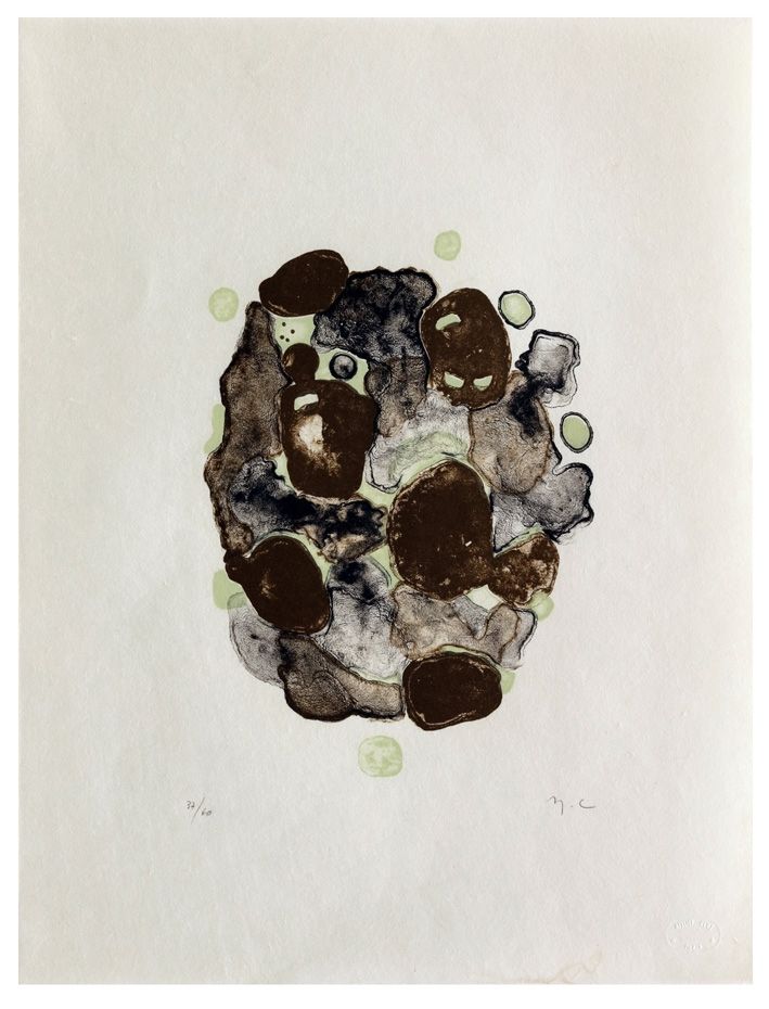 Lithographie Chaudouët - Lichens 2