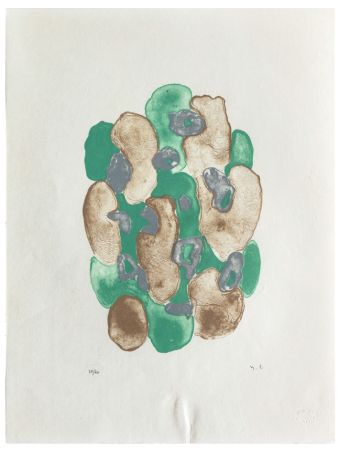 Lithographie Chaudouët - Lichens 3