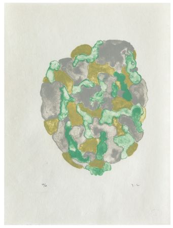 Lithographie Chaudouët - Lichens 4