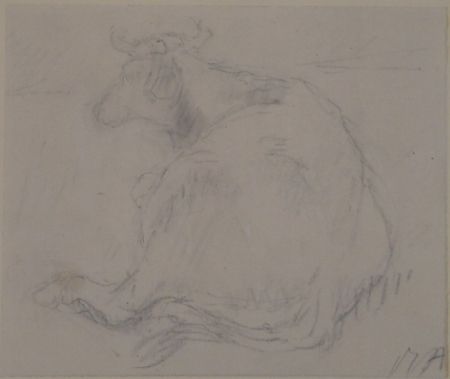 Aucune Technique Auberjonois - Liegende Kuh / Reclining cow