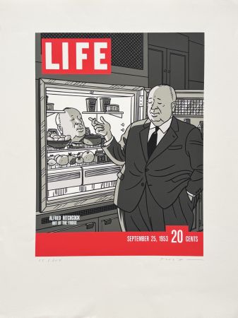 Sérigraphie Floc'h - LIFE ALFRED HITCHCOCK