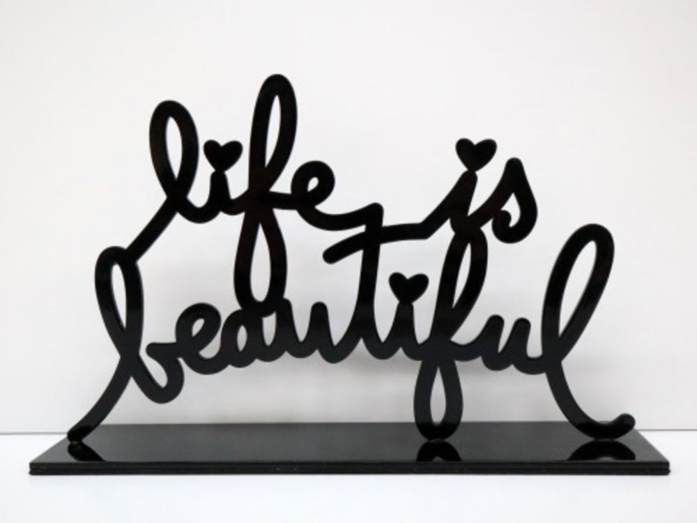 Multiple Mr. Brainwash - Life is Beautiful (Black)