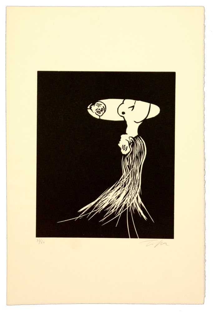 Linogravure Topor - Limelight