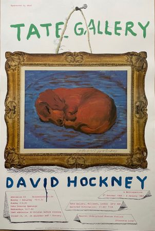 Lithographie Hockney - Limited Edition 'Little Stanley Sleeping', 1987 signed by David Hockney