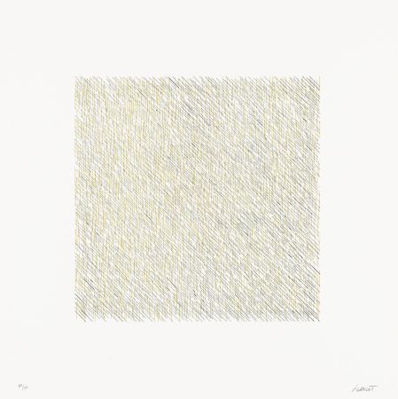 Lithographie Lewitt - Lines of One Inch in Four Directions and All Combinations 04 (70121)