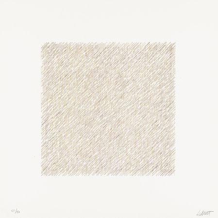 Lithographie Lewitt - Lines of One Inch in Four Directions and All Combinations 06 (70120)