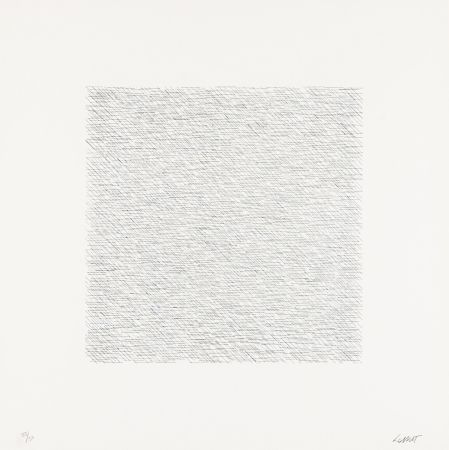 Lithographie Lewitt - Lines of One Inch in Four Directions and All Combinations 12 (70123)