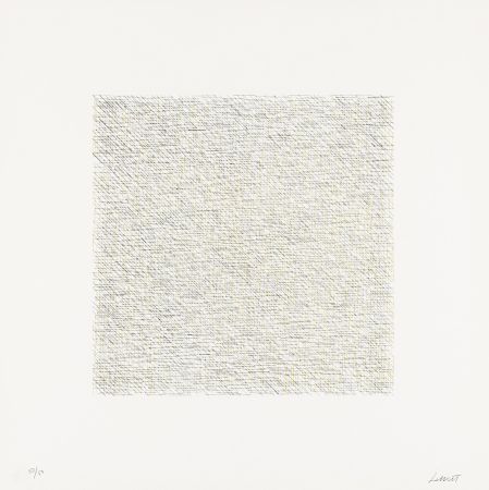 Lithographie Lewitt - Lines of One Inch in Four Directions and All Combinations 14 (70126)