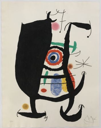 Eau-Forte Et Aquatinte Miró - L'Inhibe