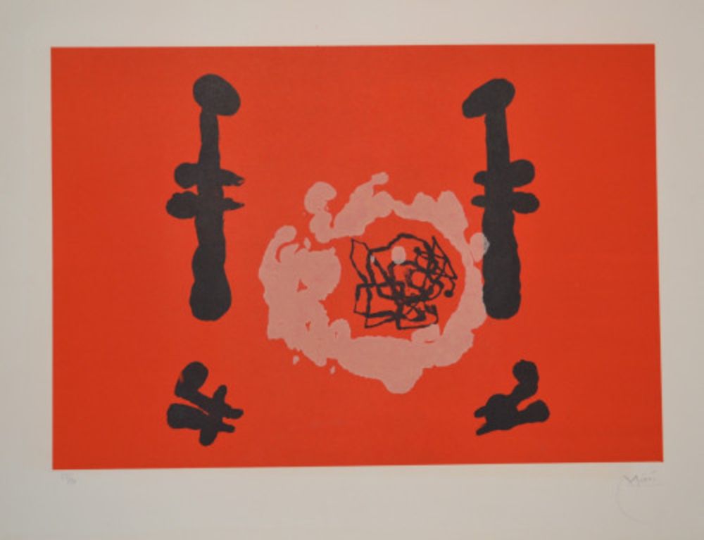 Aquatinte Miró - L'Invention Du Feu - D284