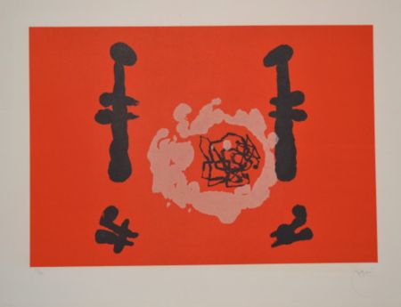 Aquatinte Miró - L'Invention Du Feu - D284