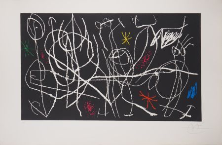 Gravure Miró - L'invité du dimanche