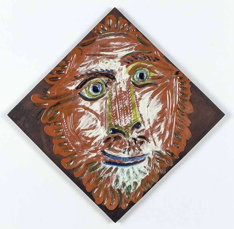 Céramique Picasso - Lion’s Head, 1968-1969
