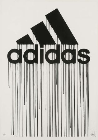 Sérigraphie Zevs - Liquidated Adidas