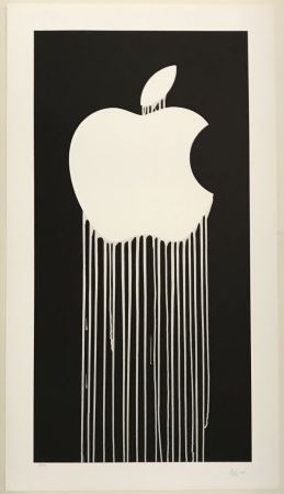 Sérigraphie Zevs - Liquidated Apple