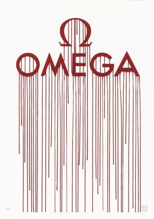 Sérigraphie Zevs - Liquidated Omega