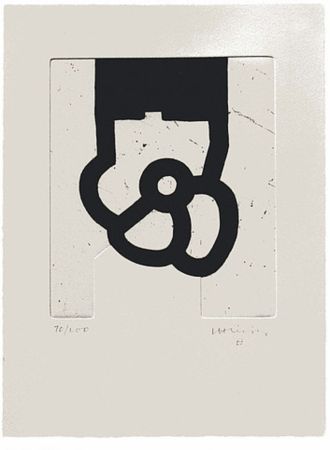 Gravure Chillida - Literature or Life II