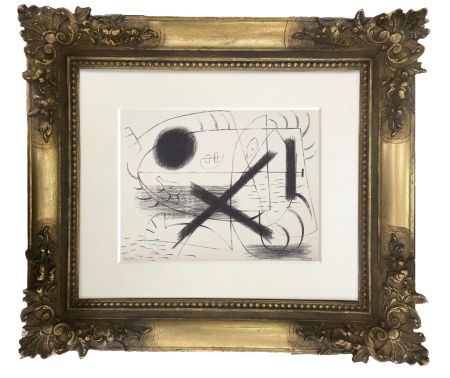 Lithographie Miró - Lithograph I (First Lithographic piece ever recorded)