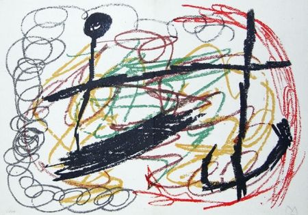 Lithographie Miró - Lithograph IX from Miró, Obra Inedita Recent, 1964