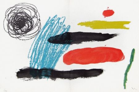 Lithographie Miró - Lithograph VI from Miró, Obra Inedita Recent, 1964