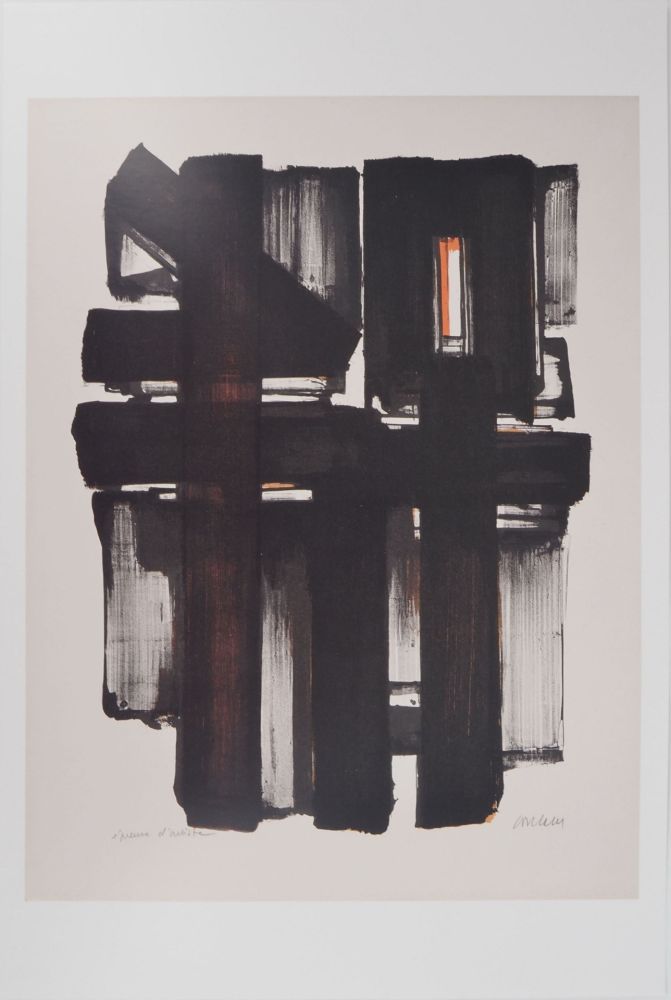 Livre Illustré Soulages - Lithographie 2