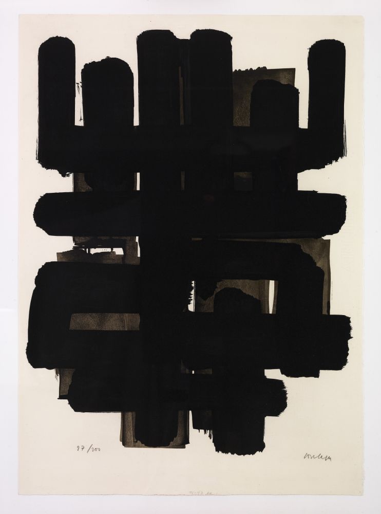 Lithographie Soulages - Lithographie 3