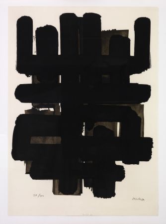 Lithographie Soulages - Lithographie 3