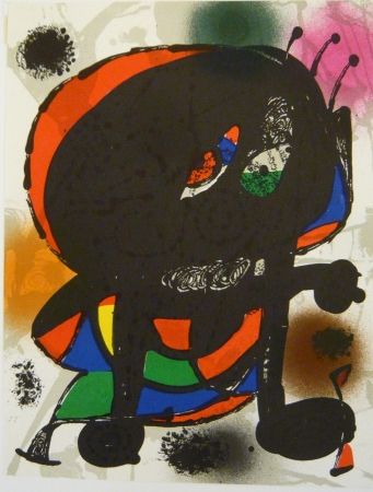 Lithographie Miró - Lithographie  III From Miro Lithograph III