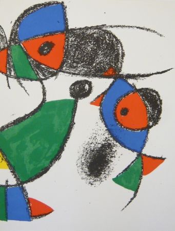 Lithographie Miró - Lithographie III M35iro Lithographe II