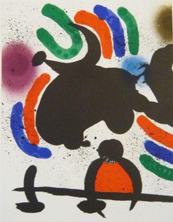 Lithographie Miró - Lithographie  IV  Miro Lithographe I