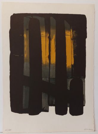Lithographie Soulages - Lithographie n°38 