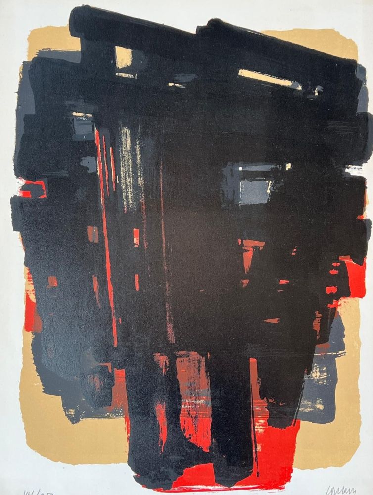 Lithographie Soulages - Lithographie n°8 