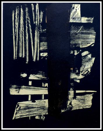 Aucune Technique Soulages - Lithographie N°9