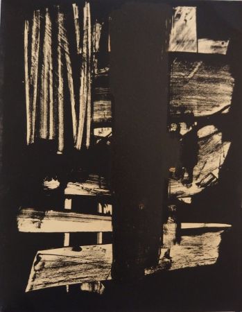 Lithographie Soulages - Lithographie n°9