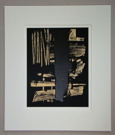 Lithographie Soulages - Lithographie N°9 