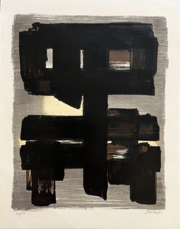 Lithographie Soulages - Lithographie n° 1 