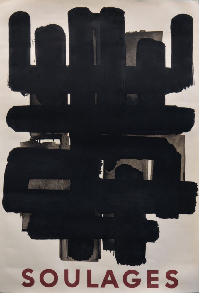 Lithographie Soulages - Lithographie n° 3 Berggruen, 1958