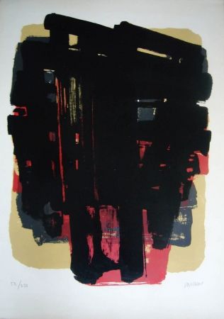 Lithographie Soulages - Lithographie n° 8