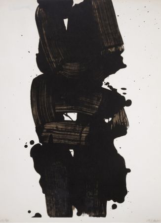 Lithographie Soulages - Lithographie No 25 (R. 27)