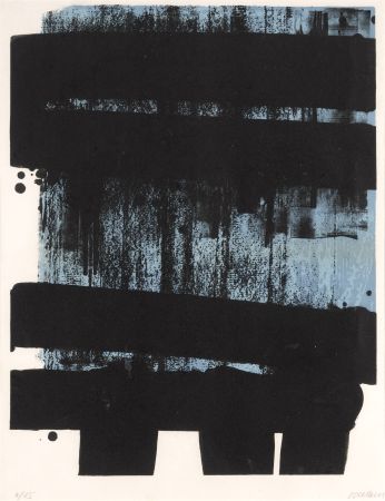 Lithographie Soulages - Lithographie No. 36 