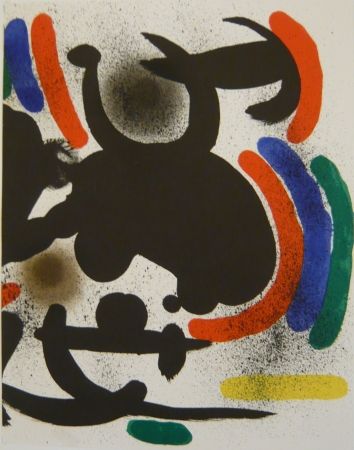 Lithographie Miró - Lithographie  VII