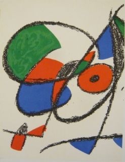 Lithographie Miró - Lithographie  VIII