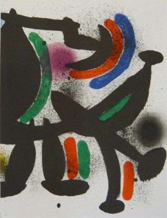 Lithographie Miró - Lithographie  VIII,  Miro Lithographe I