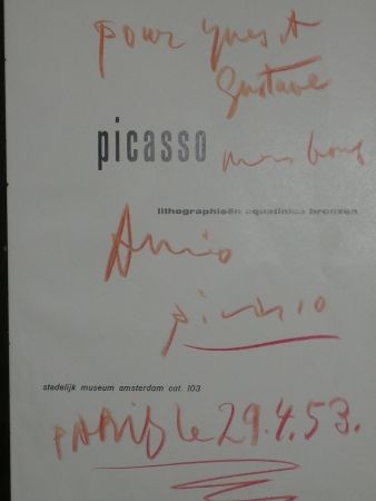 Livre Illustré Picasso - Lithographieën, aquatintes bronzen
