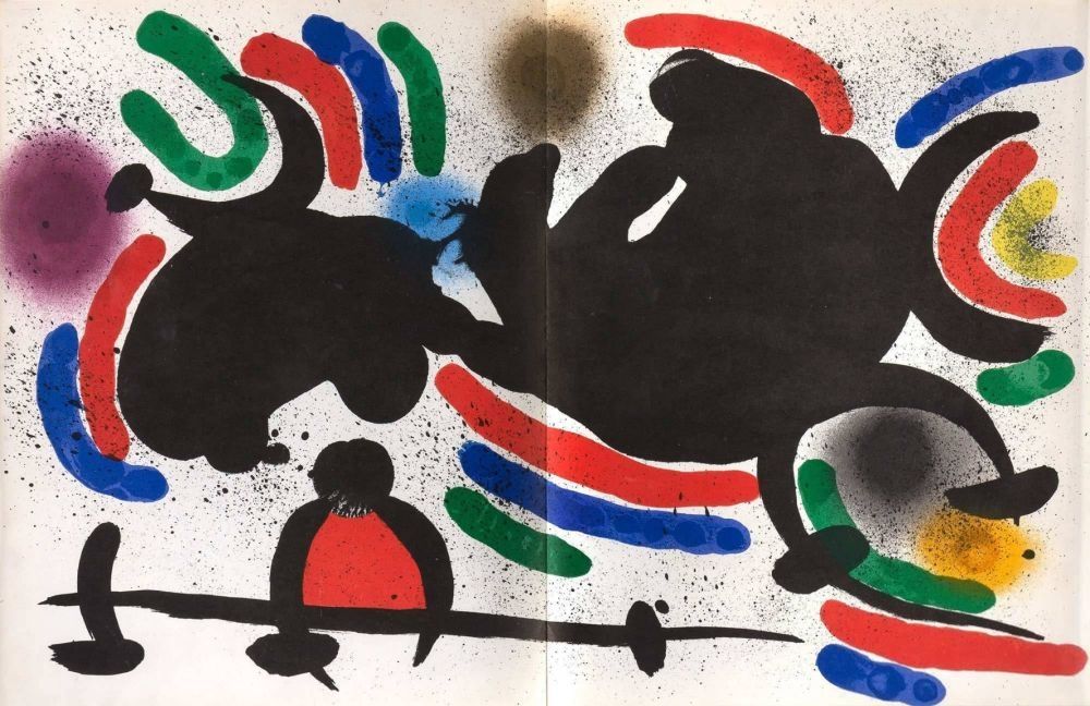 Lithographie Miró - Litografía original IV