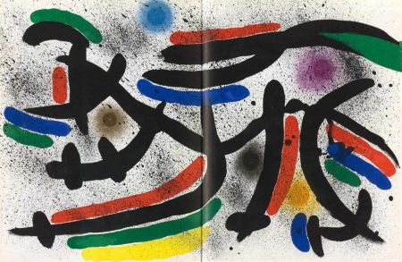 Lithographie Miró - Litografía original IX