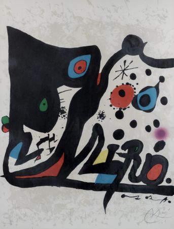 Lithographie Miró - Livre illustrés et Lithographies ( Ref M 898 )