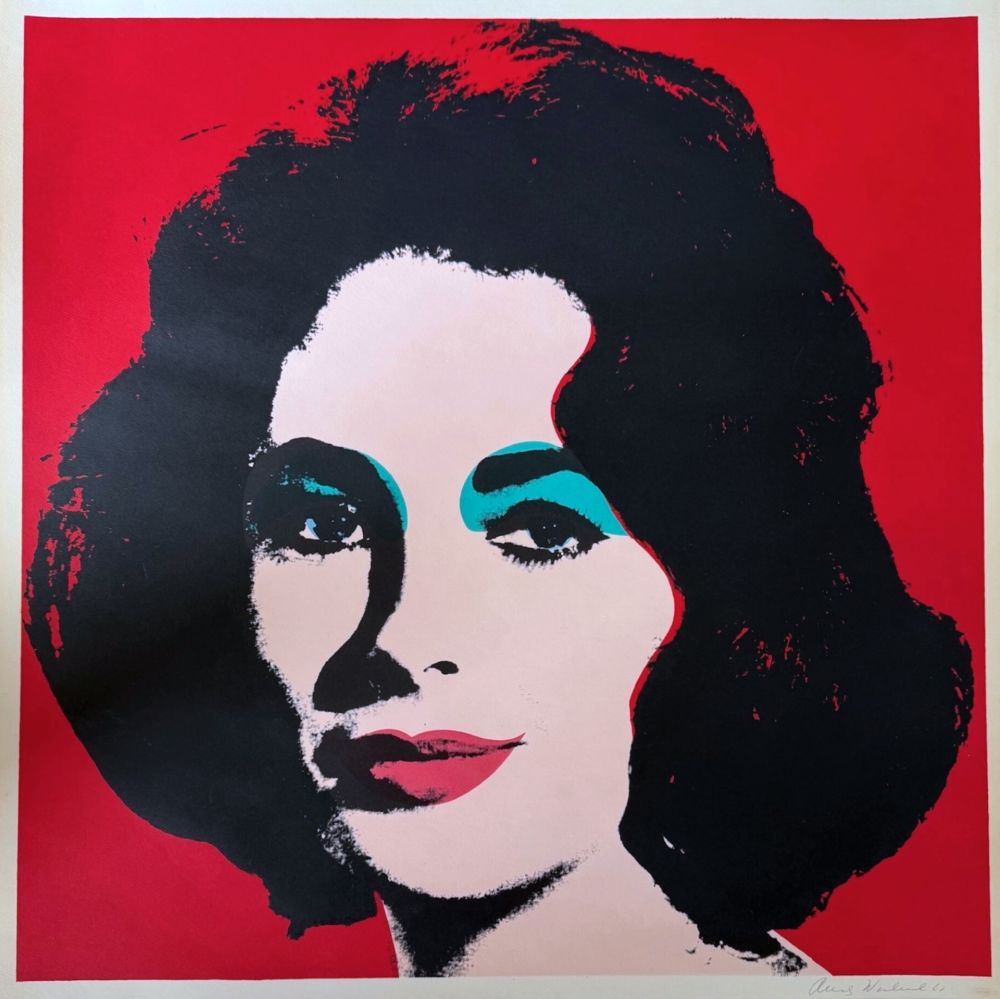 Lithographie Warhol - Liz