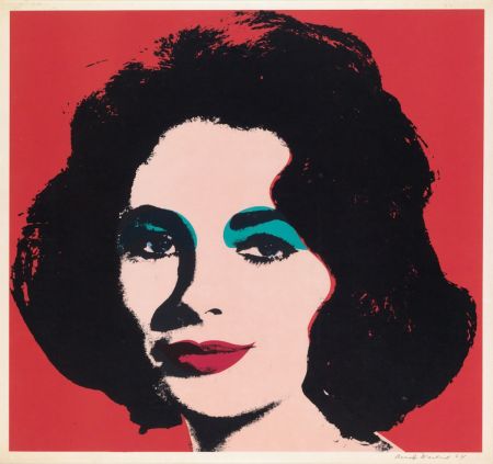 Sérigraphie Warhol - Liz (FS II.7) 
